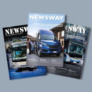Das Newsway Magazin von IVECO ist ein Projekt von Markenagentur aus München.